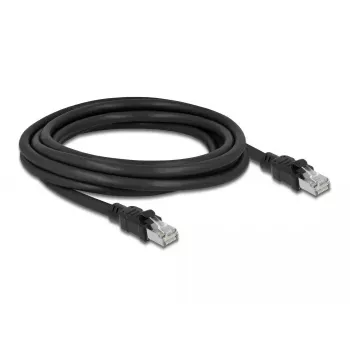 Network cable DeLOCK RJ45 Cat.6A F/UTP 3m Black