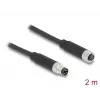 DeLOCK M8 4 pin Cable A-coded male to female PUR TPU 2 m