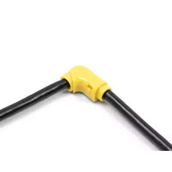 Cable clip DeLOCK 88123 yellow 8 pieces universal