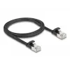 Networking cable DeLOCK 81163 RJ-45 Cat6a 1 m Black