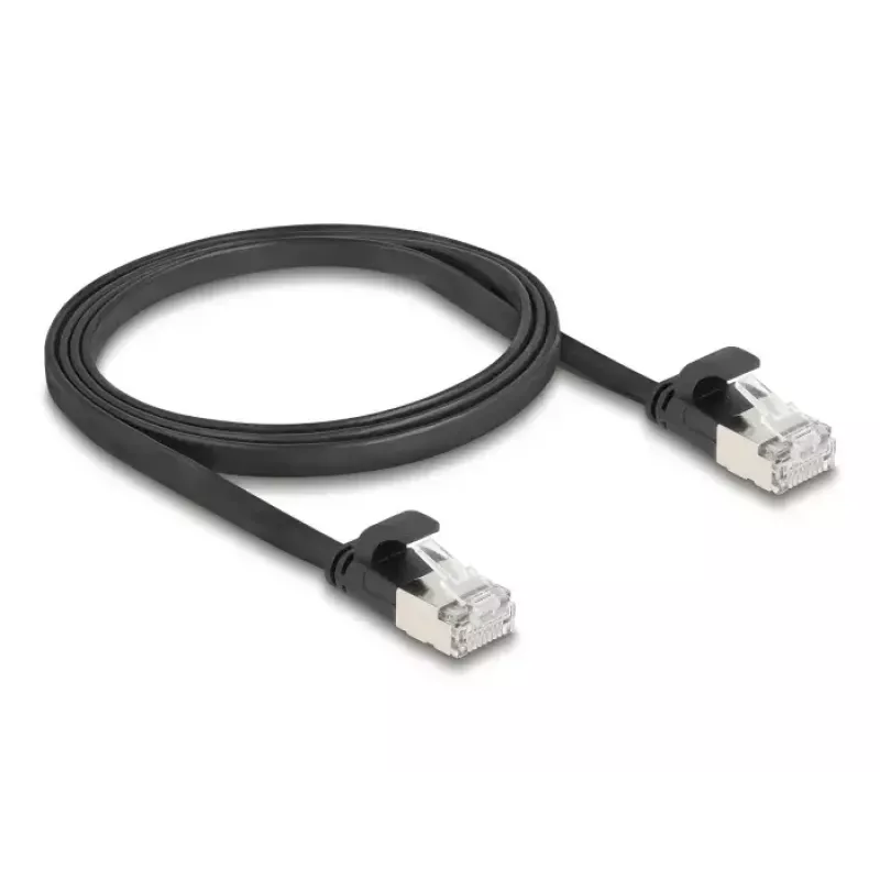 Networking cable DeLOCK 81163 RJ-45 Cat6a 1 m Black