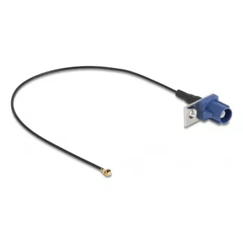 DeLOCK 90727 Coaxial Cable 1.13 0.2 m FAKRA C I-PEX MHF1 Black Blue