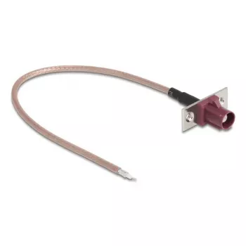 Coaxial cable DELOCK 90729 RG-316/U 0.2 m with FAKRA D connector, brown