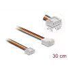 Cable extension DELOCK 90868 for computer cooling systems, PVC sleeve, 1.3 mm diameter, multicolour