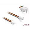 Cable extension DELOCK 90871 for computer cooling systems, PVC, 1.3 mm diameter, multicolour