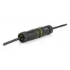 Connector adapter DELOCK RJ45 jack to RJ45 jack with M23 thread for Cat.6a/Cat.7, IP68, black