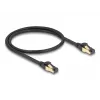 Network Cable DeLOCK RJ45 Cat.6A male to male S/FTP 0.5m Black