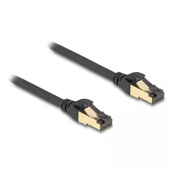 Network Cable DeLOCK RJ45 Cat.6A male to male S/FTP 0.5m Black