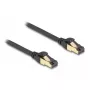 Network Cable DeLOCK RJ45 Cat.6A male to male S/FTP 0.5m Black