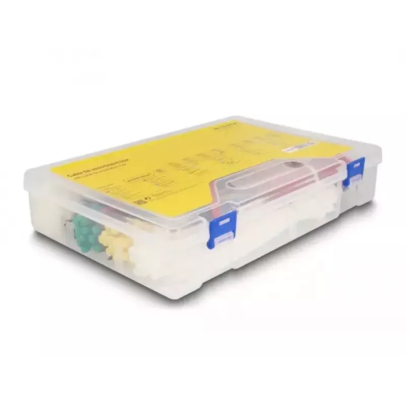 Hook & loop cable tie DeLOCK 18640 600 pieces assorted colours