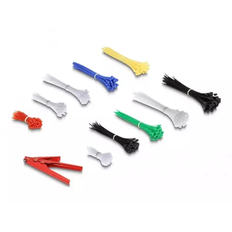Hook & loop cable tie DeLOCK 18640 600 pieces assorted colours