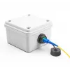 DeLOCK Optical Fiber Cable Connector SC Simplex female to SC Simplex female waterproof