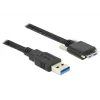 USB Cable DeLOCK 2m USB 3.0 USB 3.2 Gen 1 Micro-USB B Black