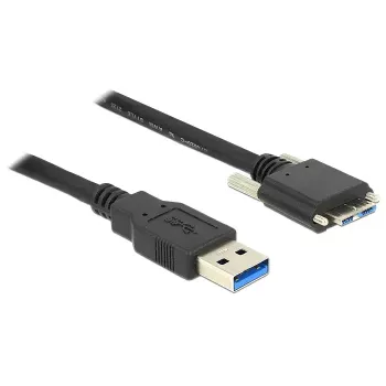 USB Cable DeLOCK 2m USB 3.0 USB 3.2 Gen 1 Micro-USB B Black