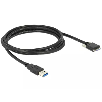 USB Cable DeLOCK 2m USB 3.0 USB 3.2 Gen 1 Micro-USB B Black