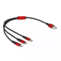 USB Charging Cable 3 in 1 DeLOCK 86708