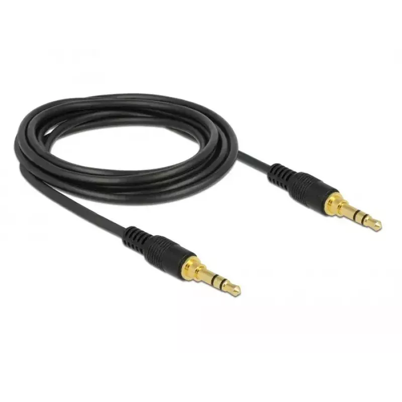 Audio Cable DeLOCK 85551 3m 3.5mm Black