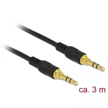 Audio Cable DeLOCK 85551 3m 3.5mm Black