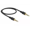 Audio Cable DeLOCK 85592 0.5m 3.5mm Black