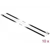 Cable Tie DeLOCK 18811 Steel Black 400mm 10 pcs