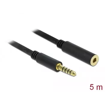 Audio Cable DeLOCK 85799 5m 4.4mm Black