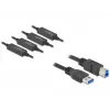 USB cable DeLOCK 85382 USB 3.2 Gen 1 20 m USB A USB B Black