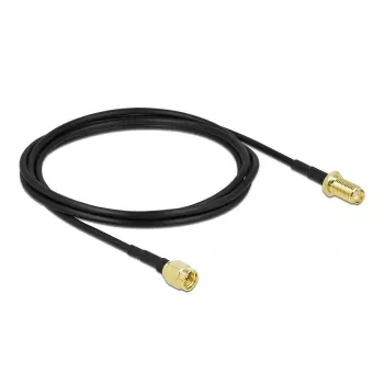 Antenna Cable DeLOCK SMA plug to SMA jack LMR/CFD100 2 m