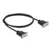 Serial Cable DeLOCK RS-232 D-Sub 9 female to female null modem 87278