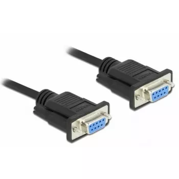 Serial Cable DeLOCK RS-232 D-Sub 9 female to female null modem 87278
