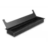 Cable grommet DELOCK 66858 for desk, black, 80×300×28 mm