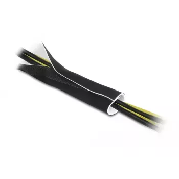 DeLOCK Cable sleeve neoprene flexible 1.5m x 135mm black/white