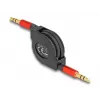 Audio Cable DeLOCK 85369 0.9m 3.5mm Male to Male Black Red Gold Plated