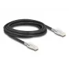 Networking cable DELOCK 80257 — Cat6a S/FTP (S‑STP), RJ‑45 to RJ‑45, 3 m, black