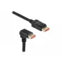 DisplayPort cable DeLOCK 87052 8K 60Hz 3m male to male 90° downwards
