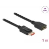DisplayPort extension cable DeLOCK 8K 60 Hz 1 m
