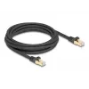 Network Cable DeLOCK RJ45 Cat.6A 3m Black