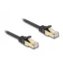 Network Cable DeLOCK RJ45 Flat 3m Cat6A Black
