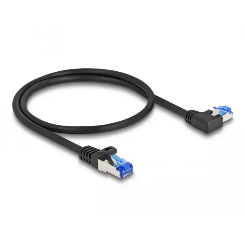 DeLOCK RJ45 Network Cable Cat.6A S/FTP 0.5m Black