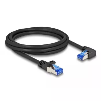 Network Cable DeLOCK RJ45 Cat.6A S/FTP 3m Black