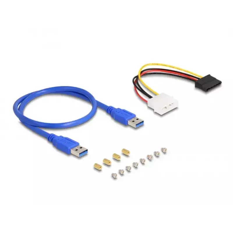 DeLOCK Riser Card PCI Express x1 to 3 x PCIe x1 50 cm USB cable