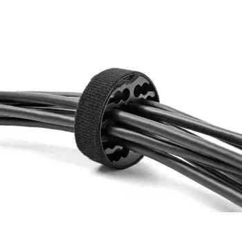 Cable holder DeLOCK 66057 black universal 26x280x280mm