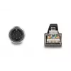 Network Cable DeLOCK M12 Cable A-coded 8 pin male to RJ45 male PUR (TPU) 2 m