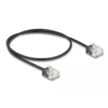 Network Cable DeLOCK RJ45 Cat.6 UTP 0.5m Black