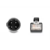 Network Cable DeLOCK M12 Cable D-coded 4 pin male to RJ45 male Cat5e 2 m Black