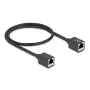Networking cable DeLOCK 90324 RJ-45 Cat6a 0.5m Black