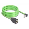 Networking Cable DeLOCK 80888 RJ-45 Cat6a 5m Black Green