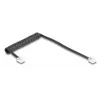 telephone cable DeLOCK 90201 1 m Black RJ-11