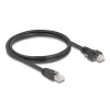 DeLOCK Cable RJ45 plug to RJ45 plug 1m Cat.6A S/FTP black