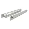 Cable management panel DELOCK 67278 — steel housing, grey, 1 pc