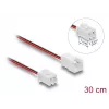 Cable extension DELOCK 90762 for computer cooling system, PVC sleeve, Ø 1.3 mm, black/red/white
